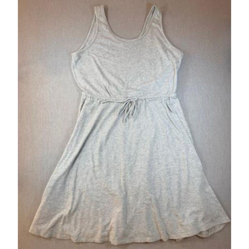 Style & Co Gray Midi Dress Women's Size XXL Casual Short Sleeve